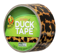 Duck Brand Duck Tape Printed Duct Tape, 1-7/8 Inches x 10 Yards, Tortoise, Item Number 2102921