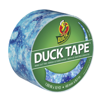 Image for Duck Tape Printed Duct Tape, 1.88 Inches x 10 Yards, Starry Galaxy from School Specialty