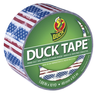 Duck Tape Printed Duct Tape, 1.88 Inches x 10 Yards, Americana, Item Number 2102934