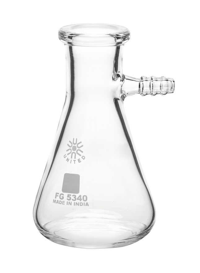 United Scientific™ Flask, Filtering, 125ml, Pk/6, Item Number 2103115
