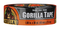 Gorilla Glue Black Gorilla Tape, 1.88 Inches x 30 Yards, Black, Item Number 2103233