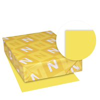 Astrobrights Colored Cardstock, 8-1/2 x 11 Inches, 65 lb, Lively Lemon, 250 Sheets, Item Number 2103307