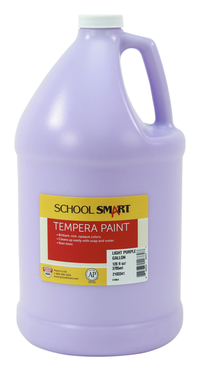 School Smart Tempera Paint, Gallon, Light Purple, Item Number 2103341