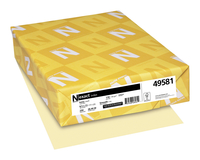 Neenah Paper Exact Index Colored Cardstock, 8-1/2 x 11 Inches, 110 lb, Ivory, 250 Sheets, Item Number 2103388