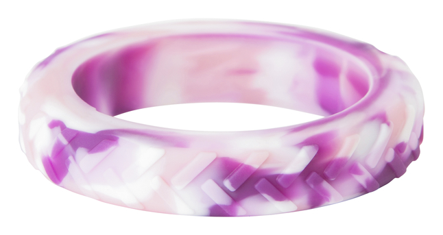 Image for Chewigem Chew Bracelet with Small Treads, Pink Camo from School Specialty