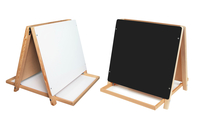 图像为Crestline桌面画架，黑色粉笔/白色干擦，18 x 18 x 18-1/2英寸从学校专业
