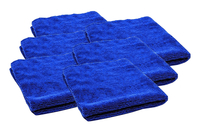KleenSlate Microfiber Cleaning Cloths, 12 x 12 Inches, Blue, Pack of 6, Item Number 2103566