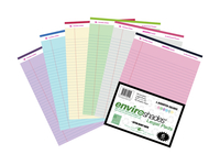 Image for Roaring Spring Legal Pad, 8-1/2 x 11-3/4 Inch, 50 Sheets, 6 Pack, Asst Color Paper from School Specialty