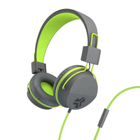 Image for JLAB Neon On-Ear Headphones Graphite/Green from School Specialty