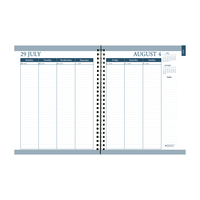 House of Doolittle Recycled Monthly/Weekly Academic Planner, Black Cover, August 2023 - July 2024, 7 x 9 Inches, Item Number 2103806