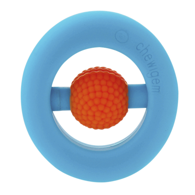 Image for Chewigem Hand Fidget and Chewable, Blue/Orange from School Specialty