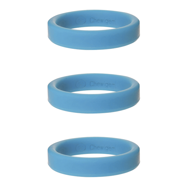Image for Chewigem Infant Bangle, Blue, Set of 3 from School Specialty