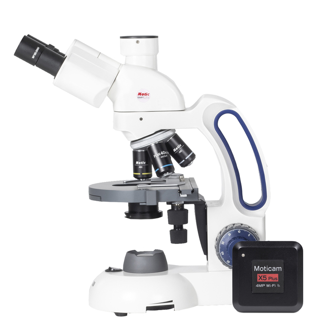 Image for Swift Optical Trinocular Cordless LED Microscope - M3802CT-3 from School Specialty