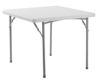 National Public Seating BT3000 Series Heavy Duty Folding Table, 36 x 36 x 29-1/2 Inches, Speckled Gray, Item Number 2104376