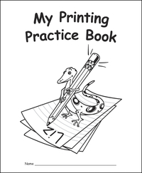 Teacher Created Resource My Own Books: My Printing Practice Book, Pack of 10, Item Number 2104570