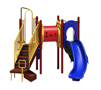 Ultra Play Deer Creek Play Structure With Ground Spike Anchor Kit, Playful Color, Item Number 2104588