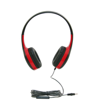 Image for Califone KH-08 On-Ear Headset with In-line Microphone, 3.5mm, Red from School Specialty
