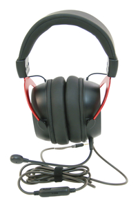 Image for Califone GS3000 Over-Ear Headphones with Removable Gooseneck Microphone, Red from School Specialty
