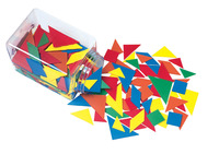 Achieve It! Tangrams, Manipulatives in Assorted Colors, 210 Pieces, Item Number 2105041