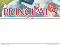 Achieve It! Principal's Award Recognition Awards, Blank Item, 11 x 8-1/2 Inches, Pack of 25, Item Number 2105084