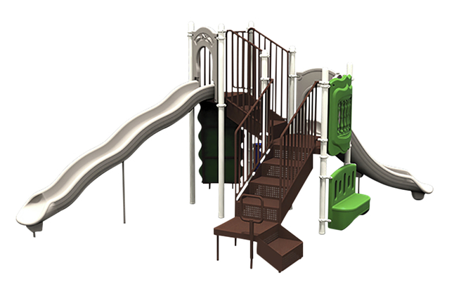 Image for UltraPlay Timber Glen Play Structure with Ground Spike Kit - Natural Color from School Specialty