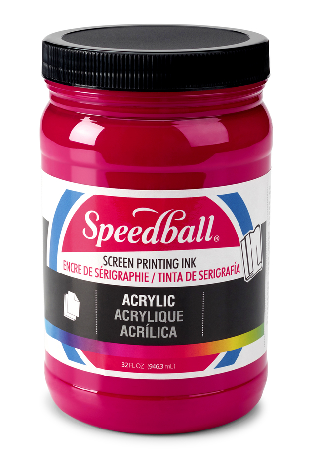 Image for Speedball Professional Acrylic Screen Printing Ink, Quart, Magenta from School Specialty