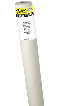 Fredrix Creative Series Primed Cotton Canvas Roll, Alabama 583 Style, 56 Inches x 6 Yards, Item Number 2105197