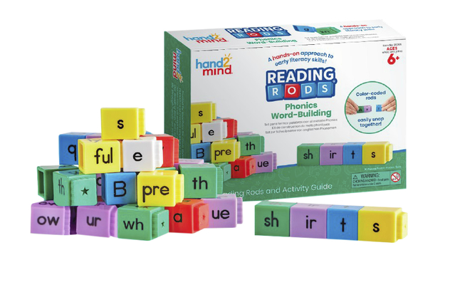 Image for Hand2Mind Reading Rods Phonics Word-Building from School Specialty