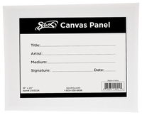 Sax Genuine Canvas Panel, 16 x 20 Inches, White, Item Number 2105324