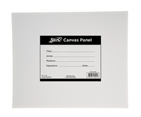 Sax Genuine Canvas Panel, 10 x 14 Inches, White, Item Number 2105332