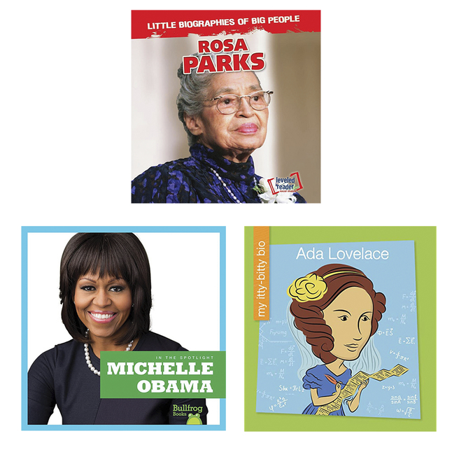 Achieve It! Remarkable Women Independent Library: Variety Pack, Grades K to 1, Item Number 2105551