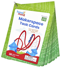 hand2mind Makerspace Task Cards, Grades 3 to 5, With Ring, Set of 36 Item Number, 2105892
