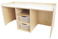 Whitney Brothers STEM Activity Desk with Trays, 48-1/2 x 19-1/2 x 24 Inches, Item Number 2106051