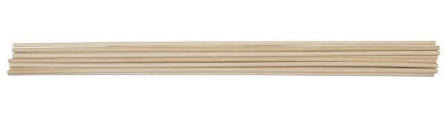 Image for Creativity Street Natural Wood Dowels, 0.375 x 36 Inches, Pack of 12 from School Specialty