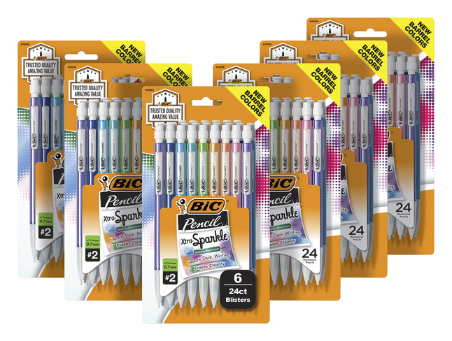 Image for BIC Xtra Sparkle 0.7 mm Mechanical Pencil, 144 Count Bulk Pack from School Specialty