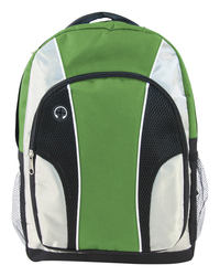 Image for Kits for Kidz Junior High Style Backpack, 18 x 13 x 6 Inches, Medium Green, Grades 6 to 12 from School Specialty