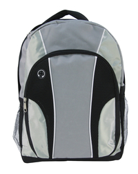 Image for Kits for Kidz Junior High Style Backpack, 18 x 13 x 6 Inches, Light Grey, Grades 6 to 12 from School Specialty