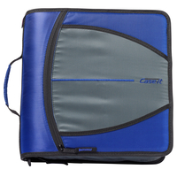 Case·it Mighty Zip Tab O-Ring Binder, 3 Inches, Blue Item Number, 2118836