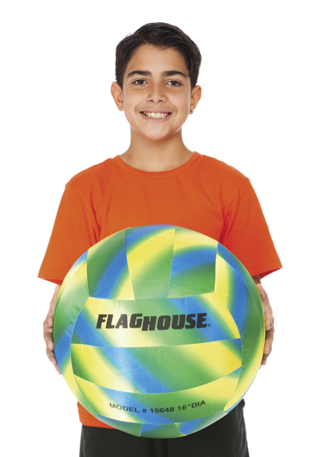 Image for FlagHouse Jumbo Volleyball, Assorted Colors from School Specialty