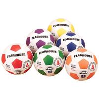 Image for FlagHouse Rubber Soccer Ball Set, Size 4, Set of 6 from School Specialty