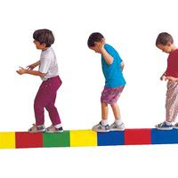 Image for FlagHouse Straight Walking Board, 10 Piece Set, Assorted Colors from School Specialty