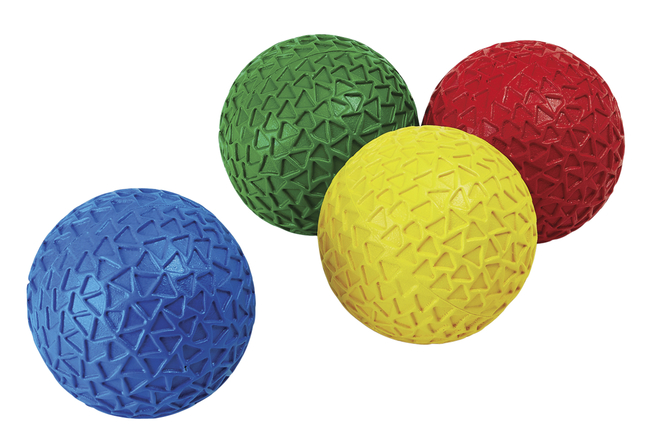 Image for Textured Foam Balls, 5 Inches, Assorted Colors, Set of 4 from School Specialty