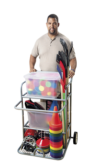 Image for FlagHouse Hockey Cart, 47 x 30 x 28 Inches from School Specialty