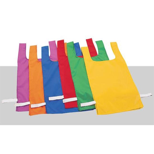 Image for Plain Nylon Pinnie, Orange, Each from School Specialty