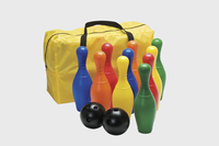 Image for FlagHouse Beginners Bowling Set, Assorted Colors, Plastic, Set of 13 from School Specialty