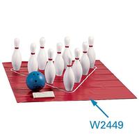Image for FlagHouse Bowling Mat, 54 Inches, Red Vinyl from School Specialty