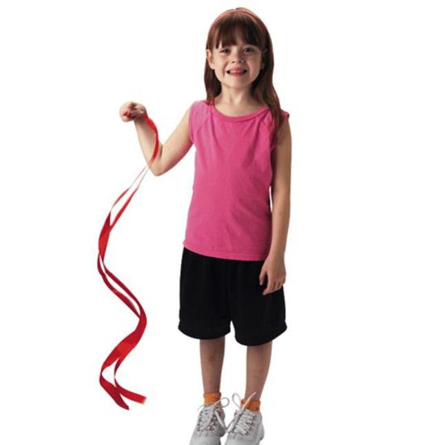 Image for FlagHouse Rainbow Ribbon Wands, 36 Inches, Assorted Colors, Set of 6 from School Specialty