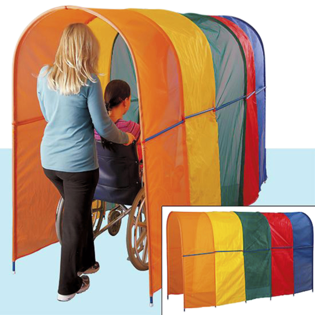 Image for FlagHouse Wheelchair Tunnel, Multi-color, Each from School Specialty