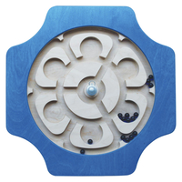 Image for Snoezelen Rotating Labyrinth Water Wheel Panel, Rainfall Sounds, 19 x 18 x 2 Inches from School Specialty