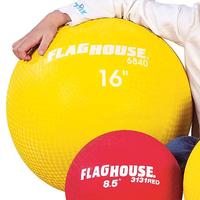Image for FlagHouse Playground Ball, 16 Inches, Yellow from School Specialty